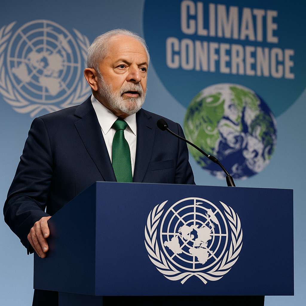 Lula e ONU pressionam países a apresentar novas metas climáticas antes da COP 30